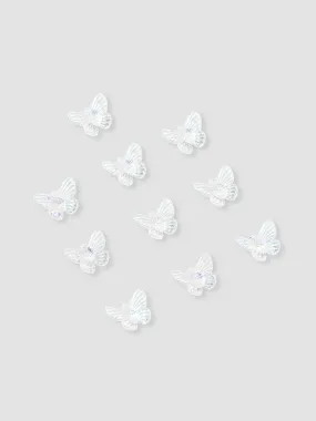  10PCS PINCES À CHEVEUX PAPILLON