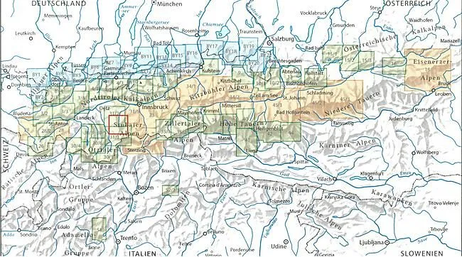 31 4 STUBAIER ALPEN MITTE 1 25 000