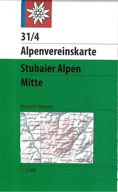 31 4 STUBAIER ALPEN MITTE 1 25 000