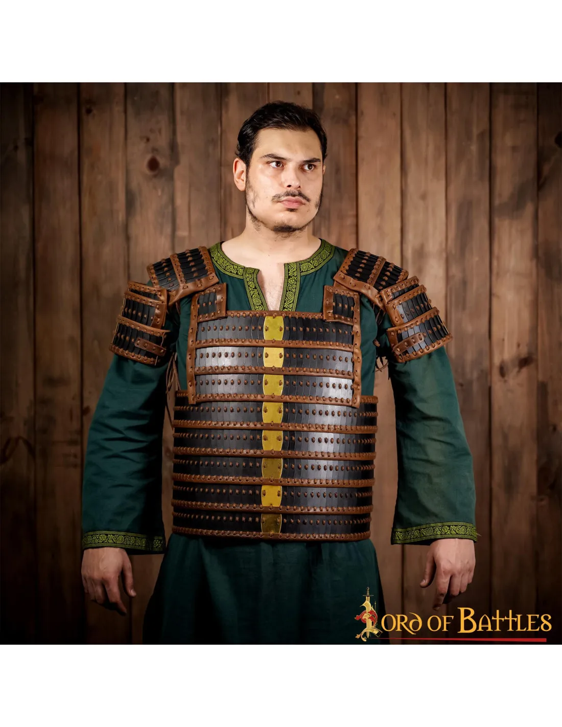 Armure lamellaire viking en cuir véritable ⚔️ Boutique Épées