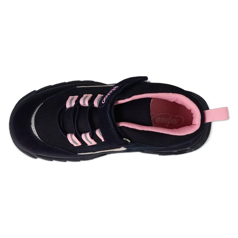 Befado chaussures pour enfants marine / rose 515Y001 le noir