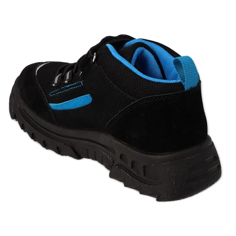 Befado chaussures pour enfants noir / turquoise 515X002 le noir