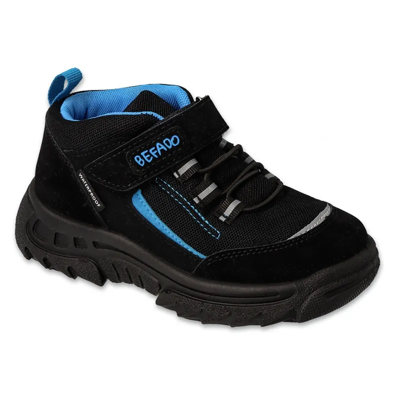 Befado chaussures pour enfants noir / turquoise 515X002 le noir