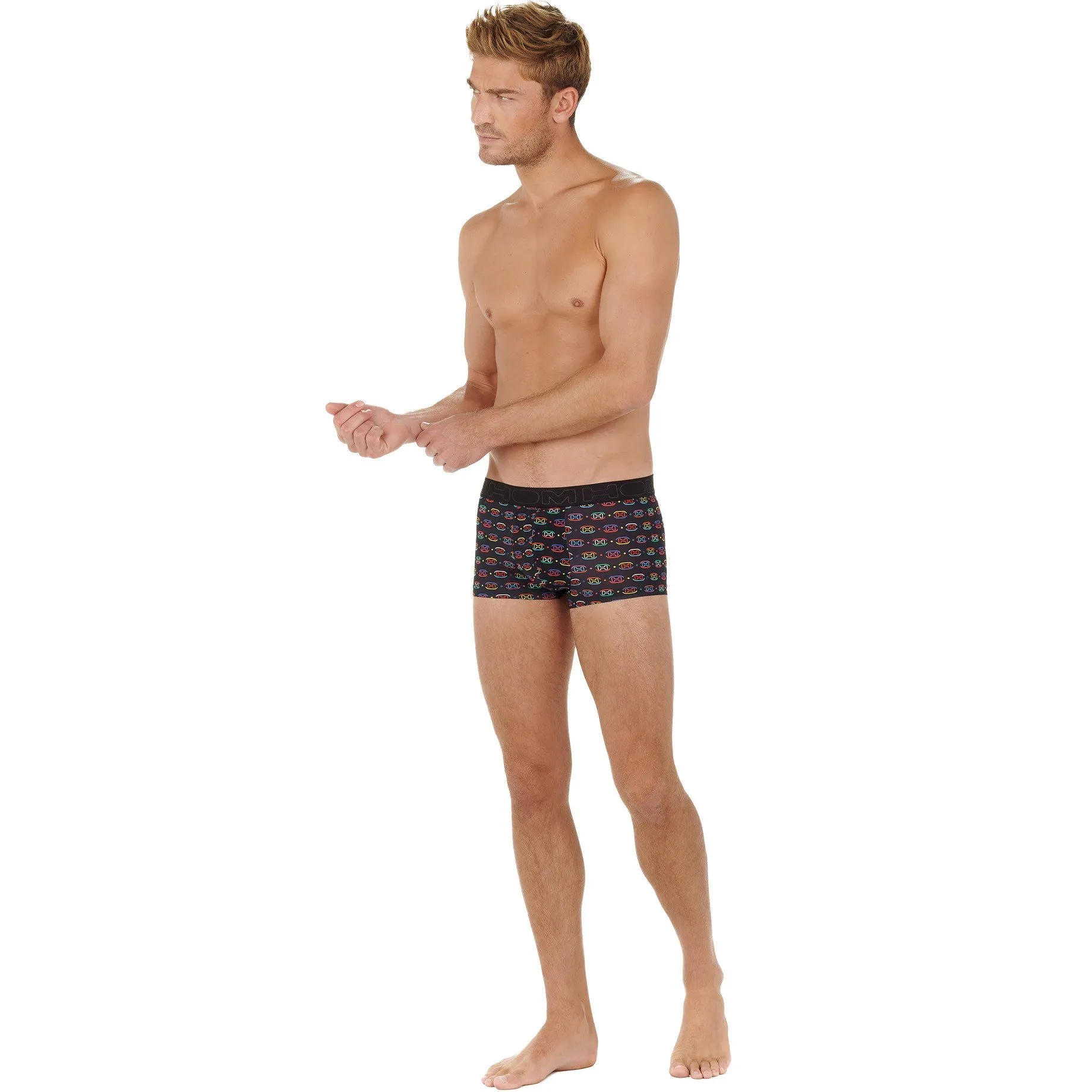 Boxer Court HOM Flashy - HOM : vente shorty boxers homme HOM sur Ho...