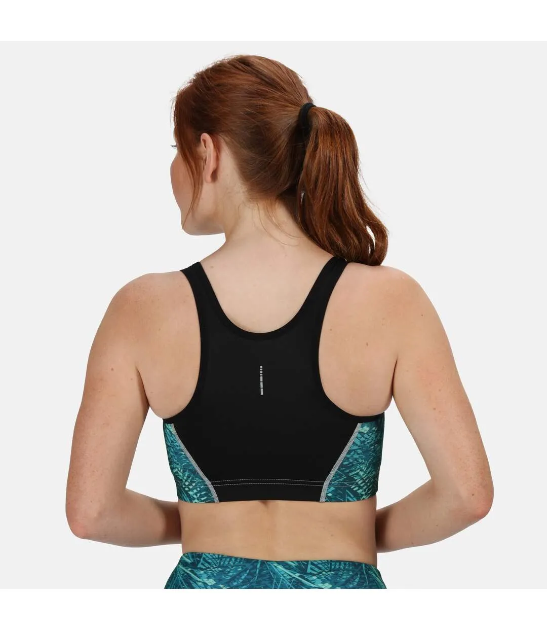 Brassière de sport asana femme turquoise Regatta