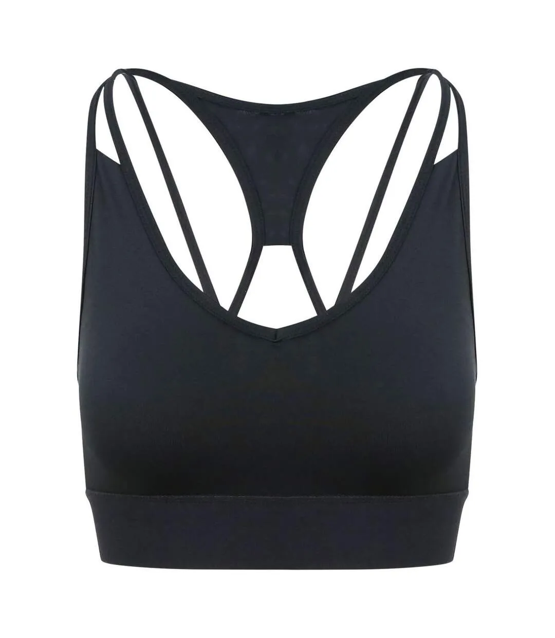 Brassière de sport courte - JC019 - noir