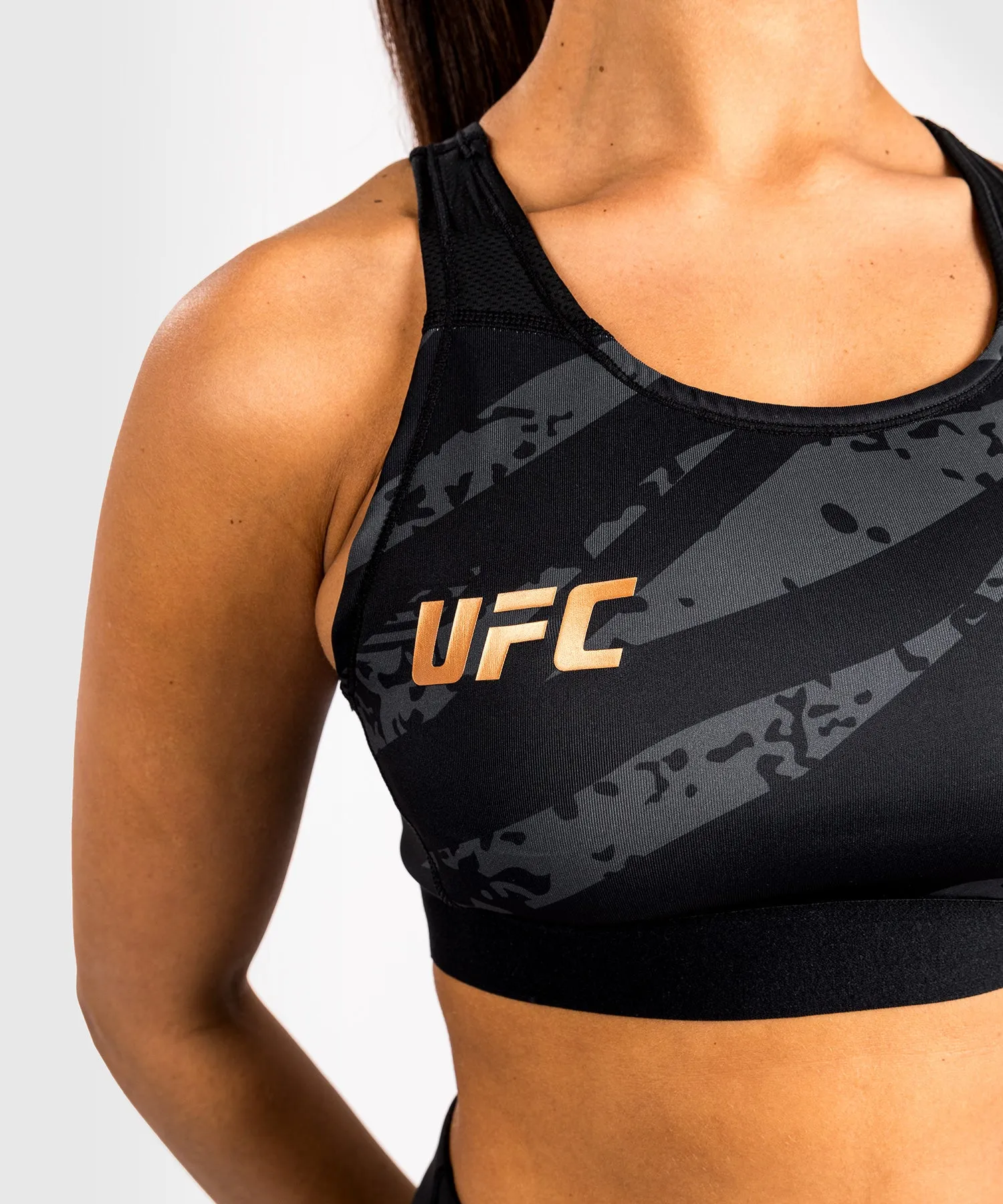 Brassière de Sport pour Femmes UFC Adrenaline by Venum Fight Week - Urban Camo