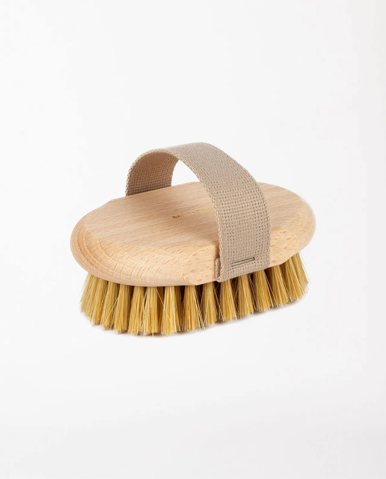 Brosse de massage à sec en bois de hêtre