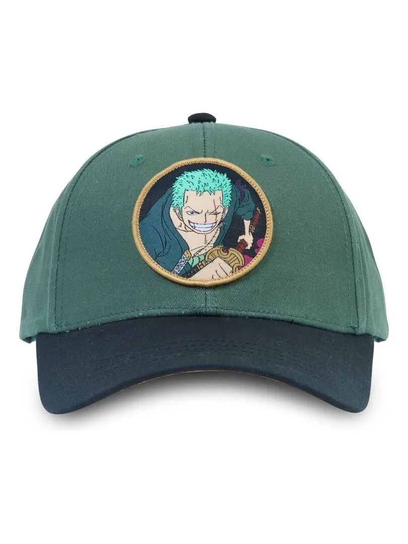 Casquettes adulte baseball fermeture snapback One Piece Freegun - Vert