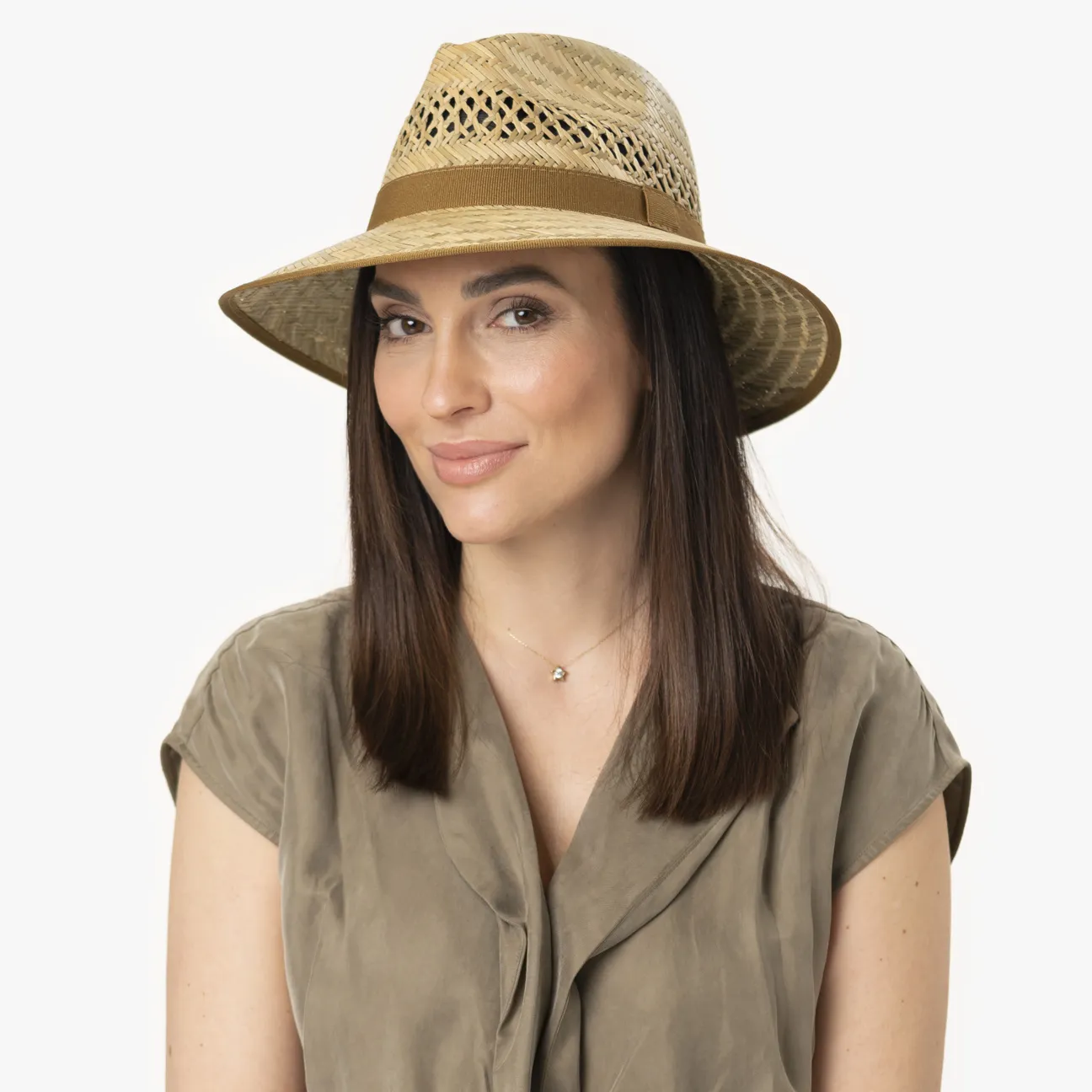 Chapeau en Paille Big Brim Traveller by Lipodo --> Chapeaux, casquettes & bonnets en ligne ▷ Chapeaushop