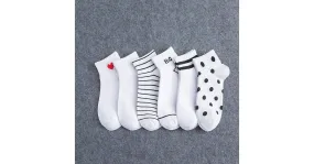 Chaussette en lot de 5 paires pour femmes