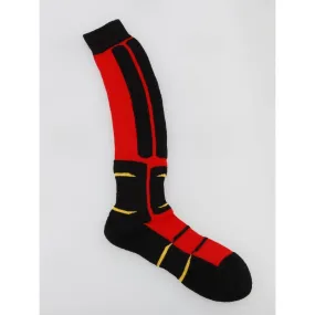 Chaussettes de ski en laine back side rouge - Perrin | wimod