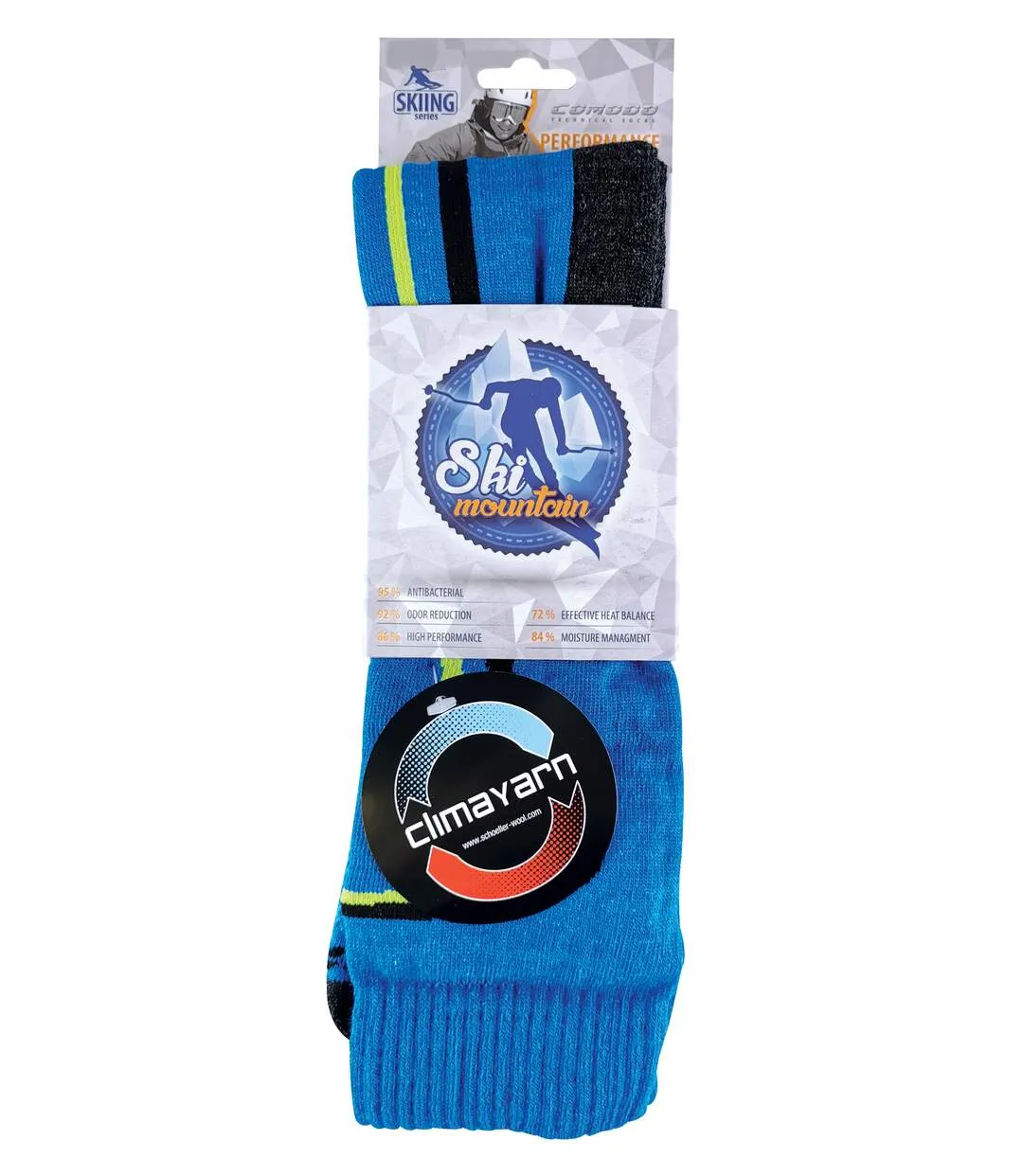 Chaussettes de Ski Snowboard Hautes Laine Mérinos