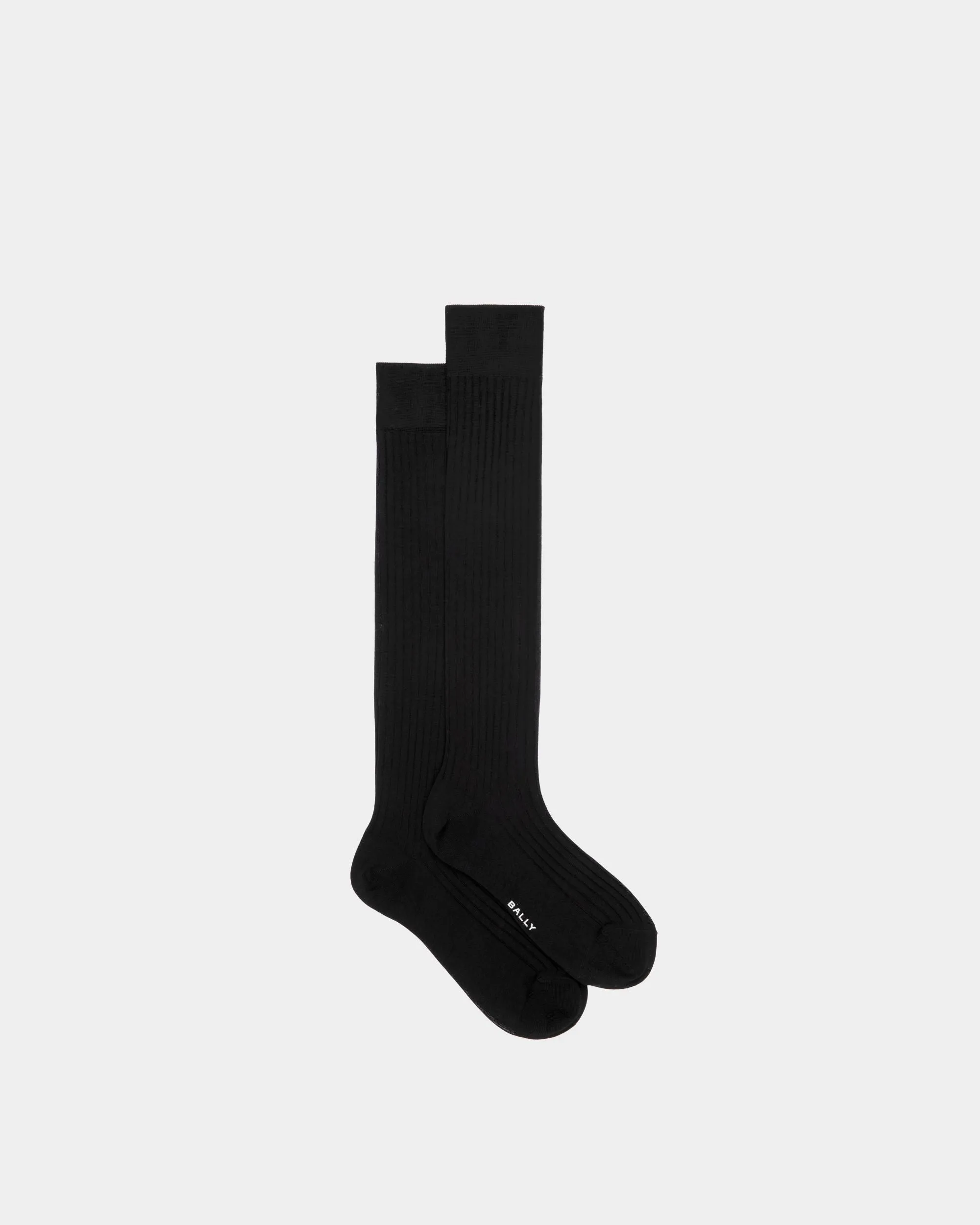 Chaussettes En Coton Noir