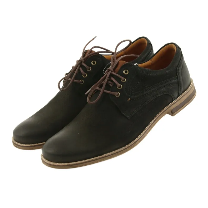 Chaussures basses pour hommes Riko 831 le noir