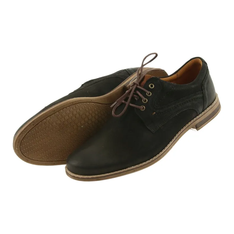 Chaussures basses pour hommes Riko 831 le noir