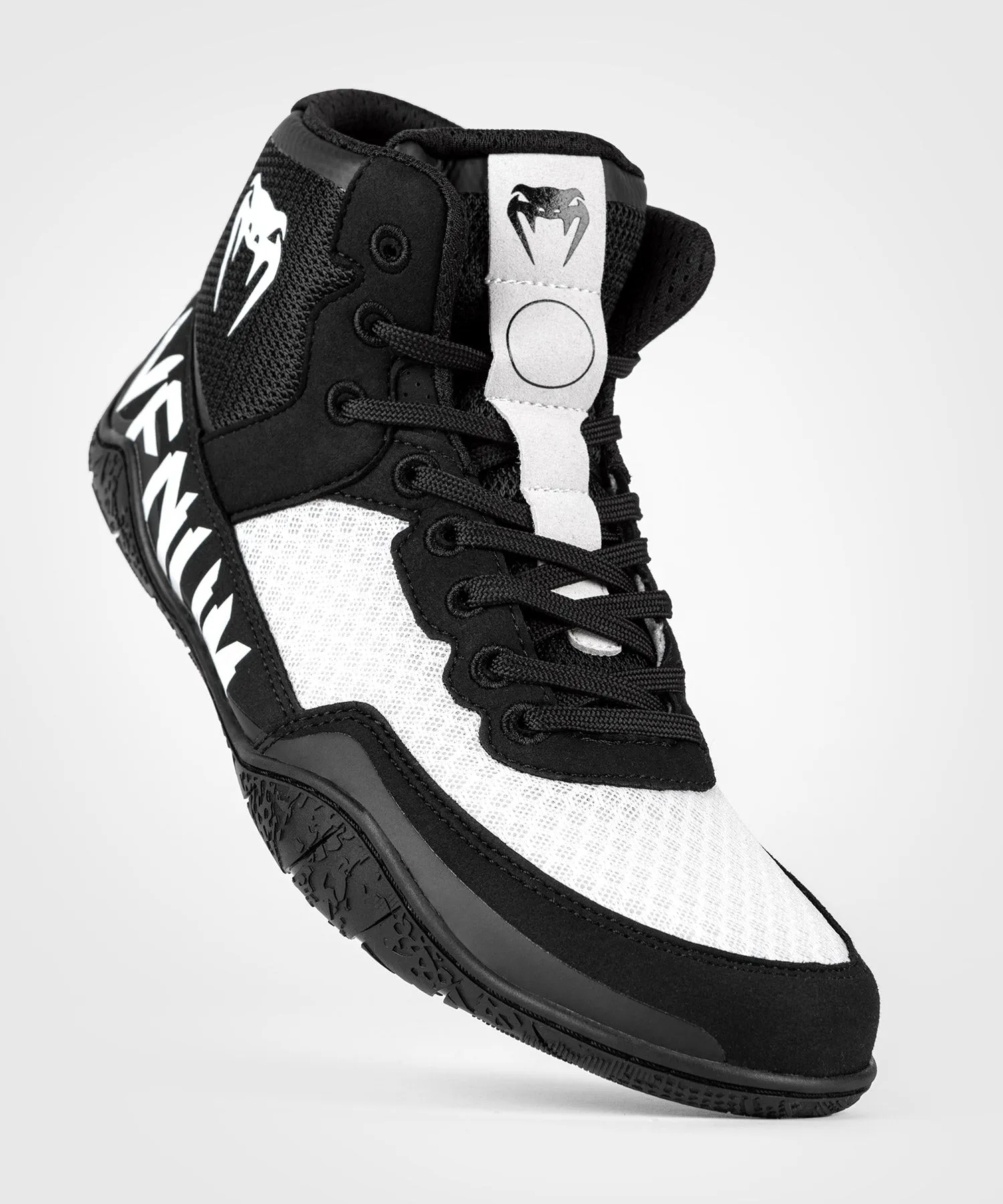 Chaussures de lutte Venum Elite - Noir/Blanc