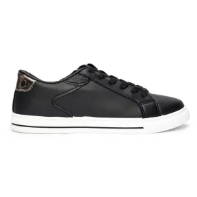 Chaussures de sport noires classiques pour femmes le noir