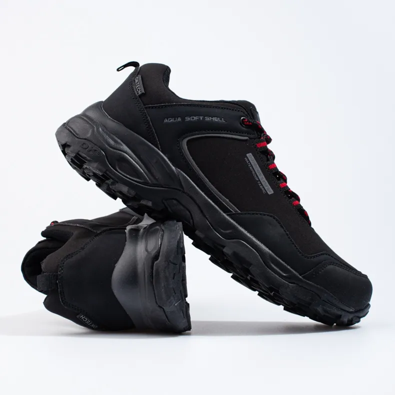 Chaussures de trekking confortables pour hommes DK le noir