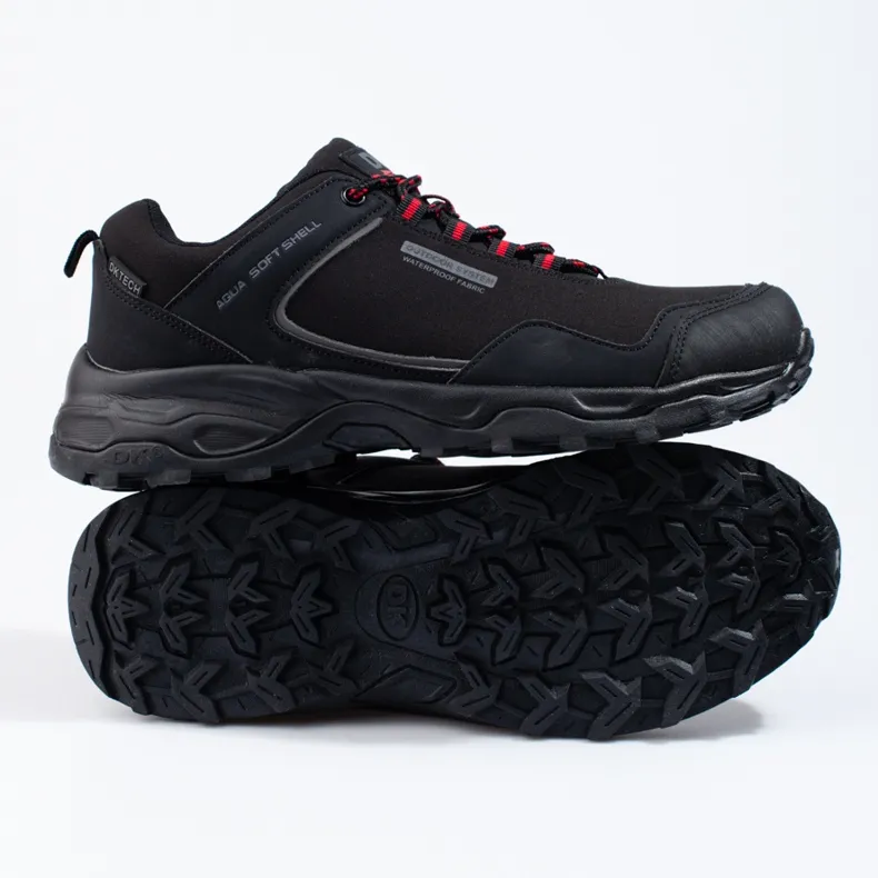 Chaussures de trekking confortables pour hommes DK le noir