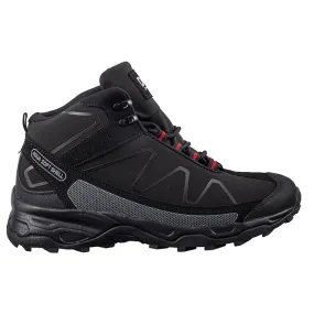 Chaussures de trekking hautes à lacets pour hommes DK le noir