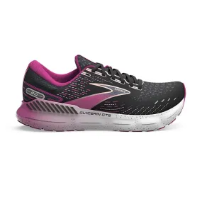 Chaussures running Brooks Femme | Brooks Glycerin GTS 20 BLACK/FUCHSIA/LINEN pour femme  - 1203701B094