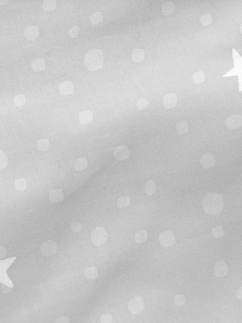 Couchage prêt à dormir Avec rembourrage Little star "Happyfriday" - Gris Blanc