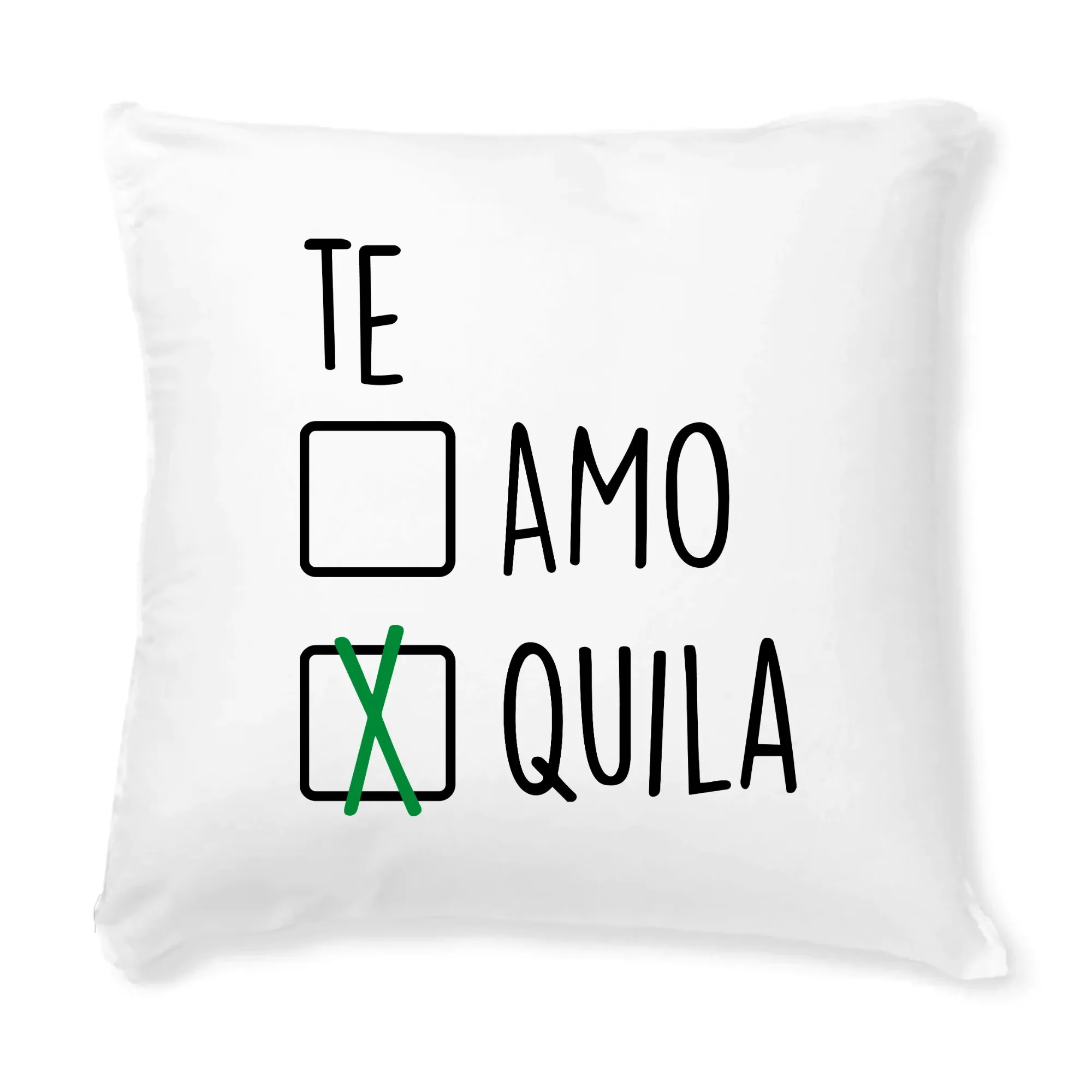 Coussin Te amo tequila