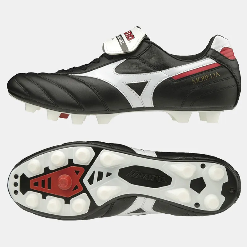 Crampons Mizuno Morelia II Japan FG - Noir/Blanc