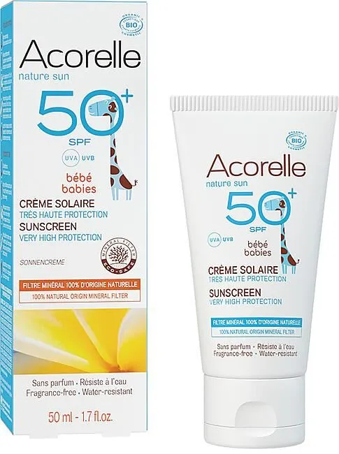 CREME SOLAIRE BIO BEBE SPF 50 +HAUTE PROTECTION