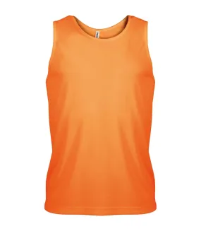 Débardeur de sport homme orange Kariban