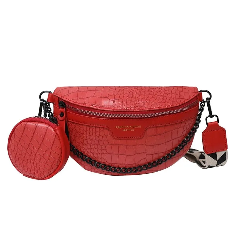 Edarine - Sac en cuir pour femme Banana