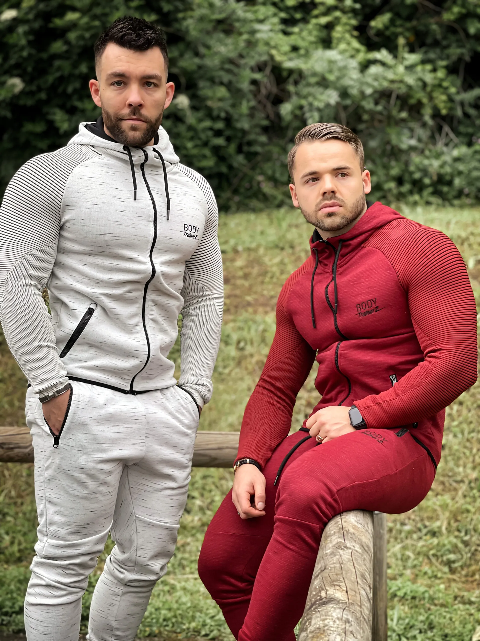 HOMME UPSIZE - Jogger - Rouge Bordeaux - BodyTrainerZ