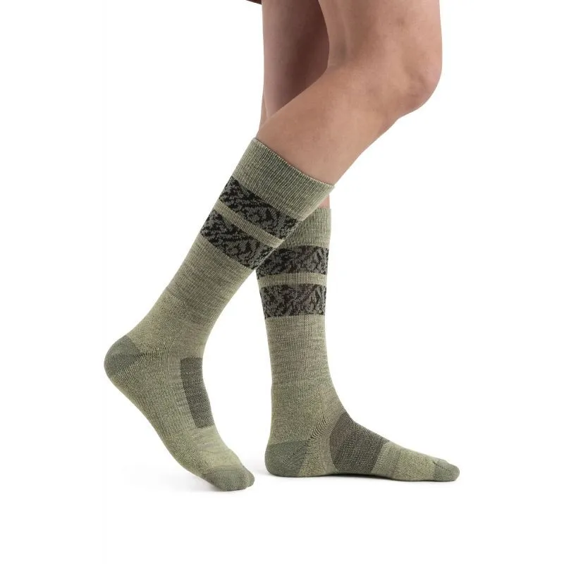 Icebreaker Hike+ Light Crew Natural Summit - Chaussettes en laine mérinos femme | Hardloop