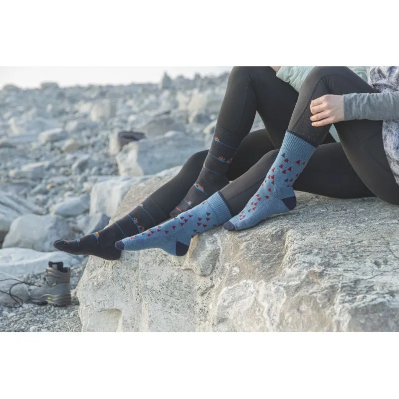 Icebreaker Mens Lifestyle Ultralight Crew Backcountry Camp - Chaussettes en laine mérinos homme I Hardloop | Hardloop