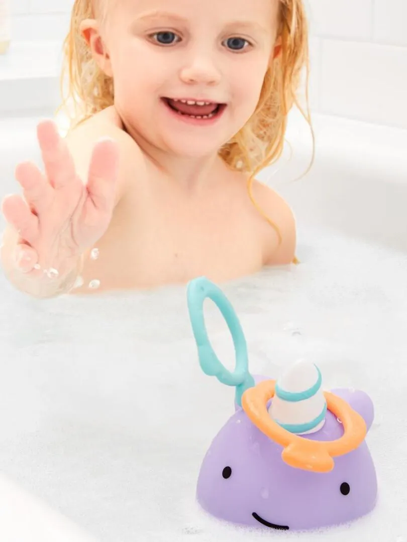 Jeu de bain Zoo lancer d'anneaux - Violet