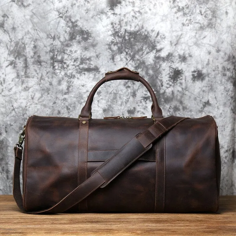 Lorenz - Sac de voyage en cuir Como pour hommes