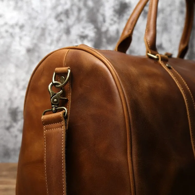 Lorenz - Sac de voyage en cuir Como pour hommes