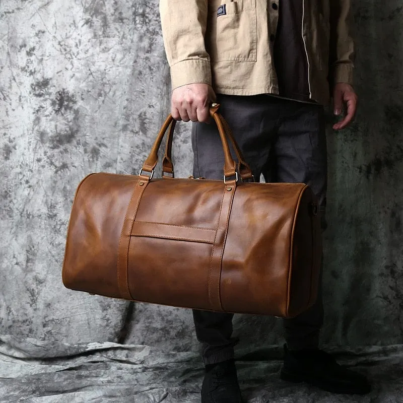 Lorenz - Sac de voyage en cuir Como pour hommes