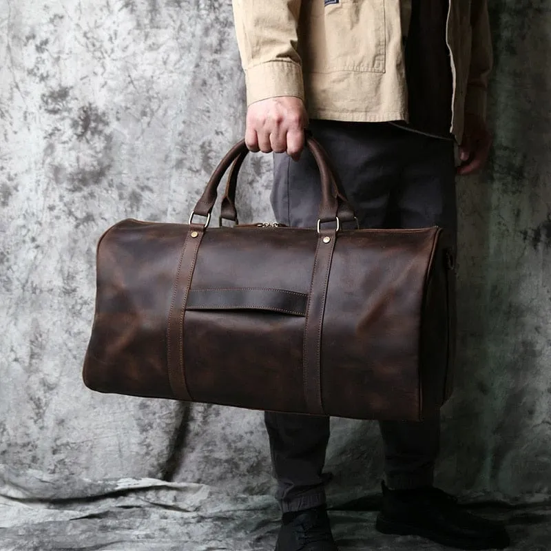 Lorenz - Sac de voyage en cuir Como pour hommes