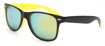 Lunettes de Soleil Fashion Wayfarer avec Intérieur Monture Coloré