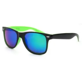 Lunettes de Soleil Fashion Wayfarer avec Intérieur Monture Coloré