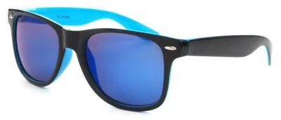 Lunettes de Soleil Fashion Wayfarer avec Intérieur Monture Coloré