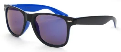 Lunettes de Soleil Fashion Wayfarer avec Intérieur Monture Coloré