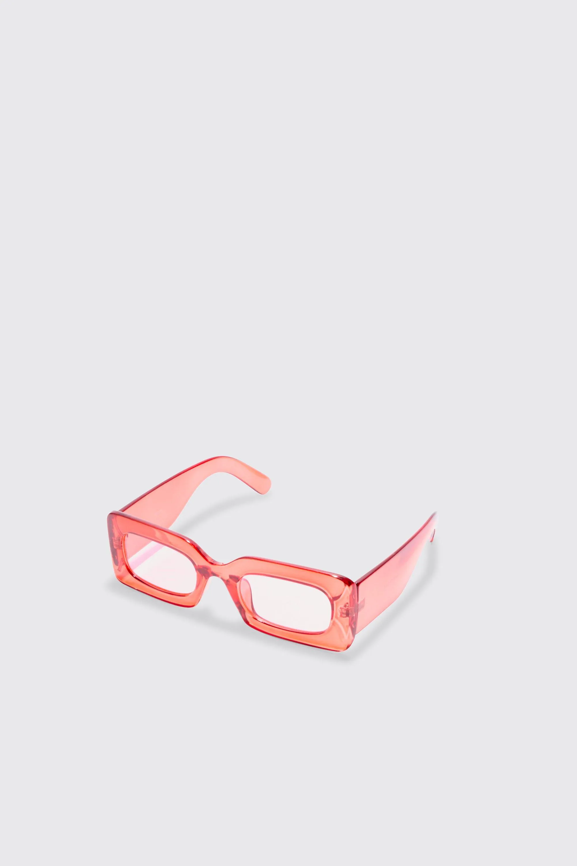 Lunettes de soleil rectangulaires en plastique