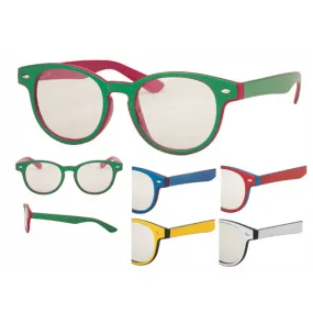 Lunettes de Soleil à Monture Colorée avec une Teinte Clair