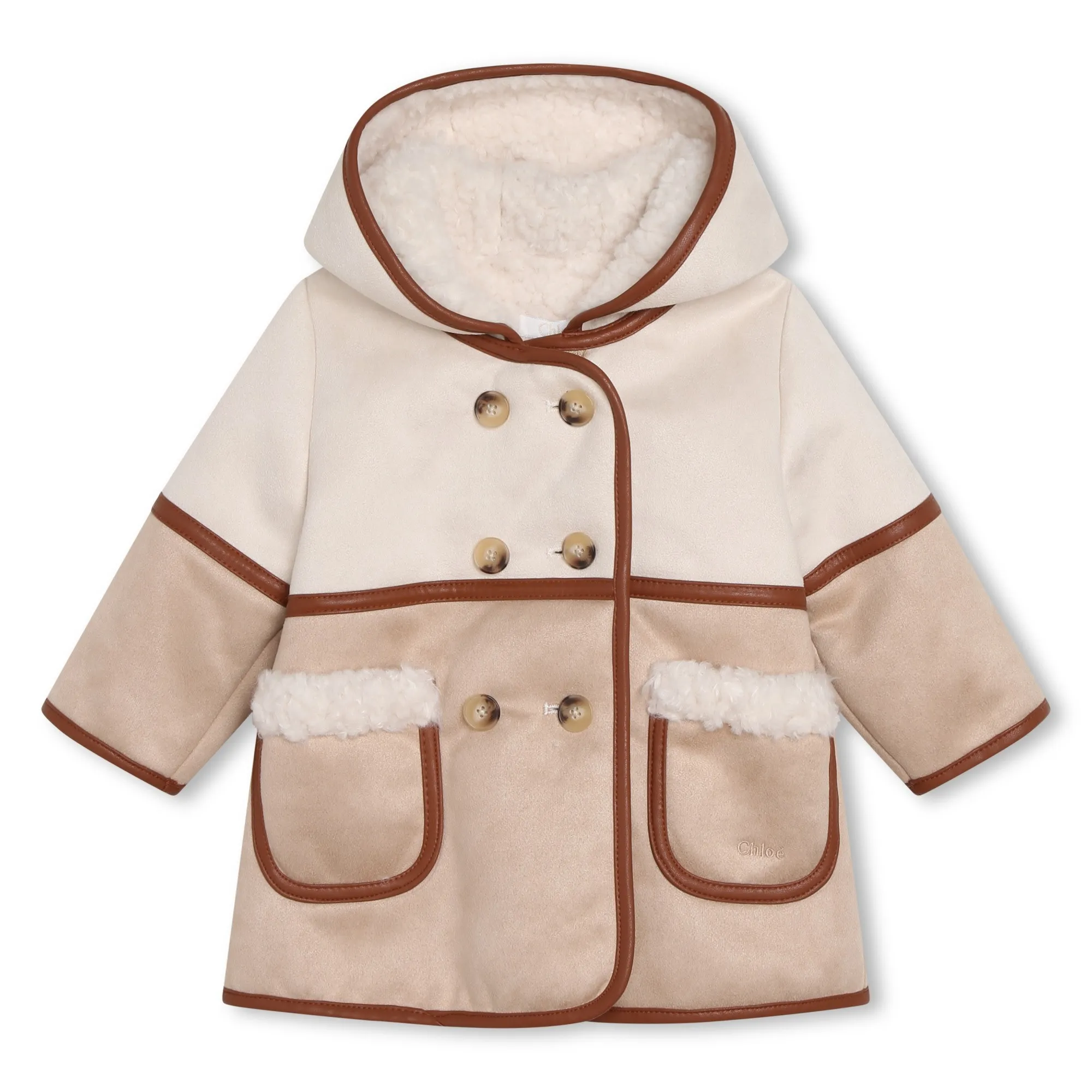 Manteau Sherling Chloé Fille