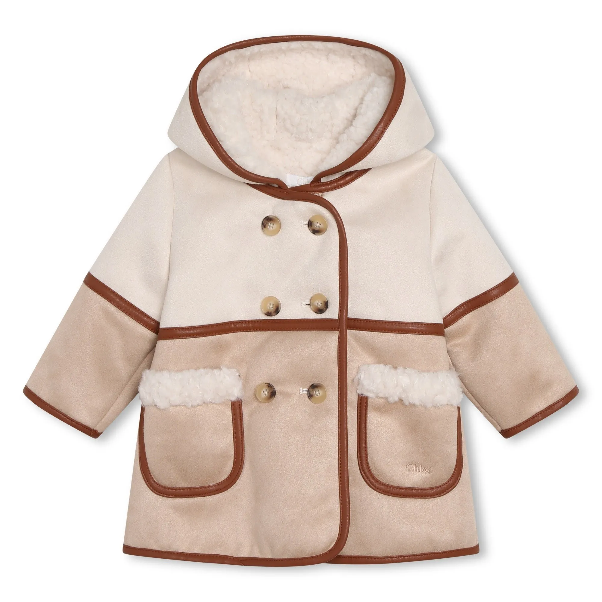 Manteau Sherling Chloé Fille