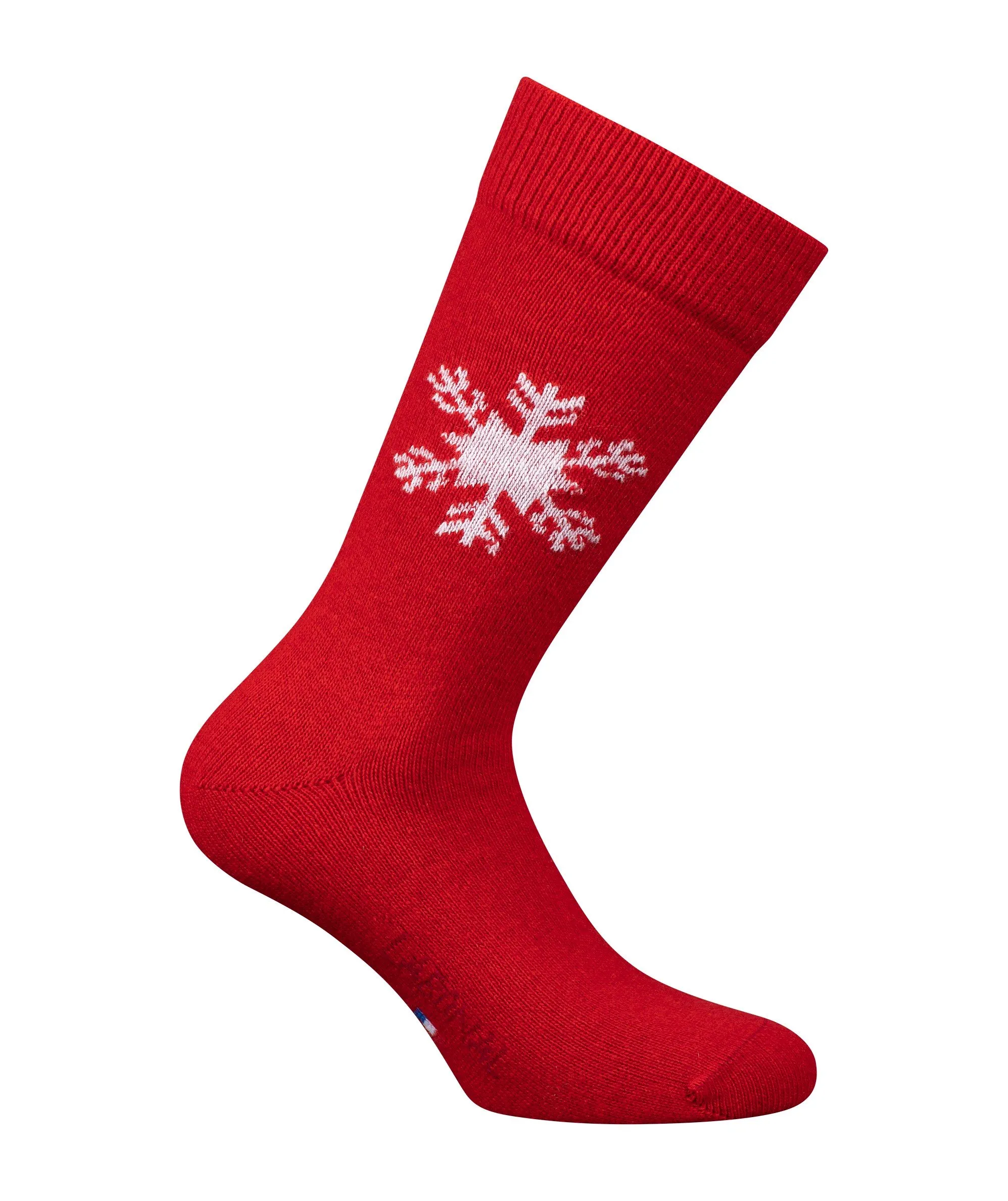 MI-CHAUSSETTES Flocon Cachemire et Laine Rouge - Labonal : vente ch...