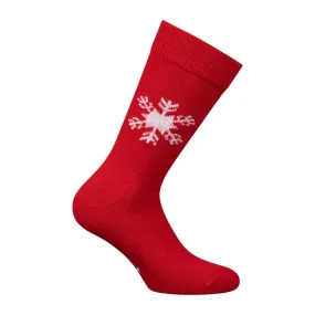 MI-CHAUSSETTES Flocon Cachemire et Laine Rouge - Labonal : vente ch...